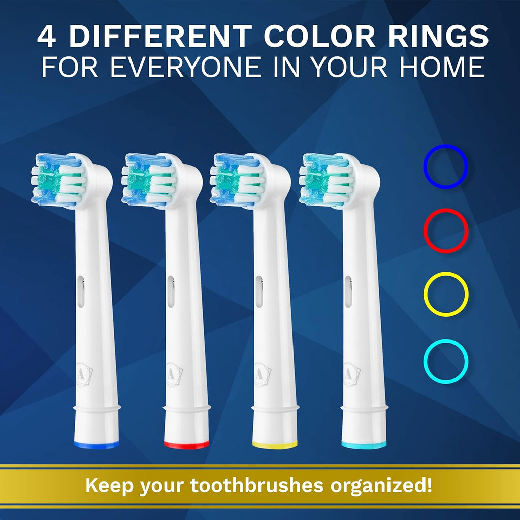 Replacement Toothbrush Heads Compatible with Oral B - 8 Pack Aster Toothbrush Head Compatible with Oral B Braun Professional Electric Brush Heads Refill for 7000/Pro 1000/9600/ 5000/3000/8000