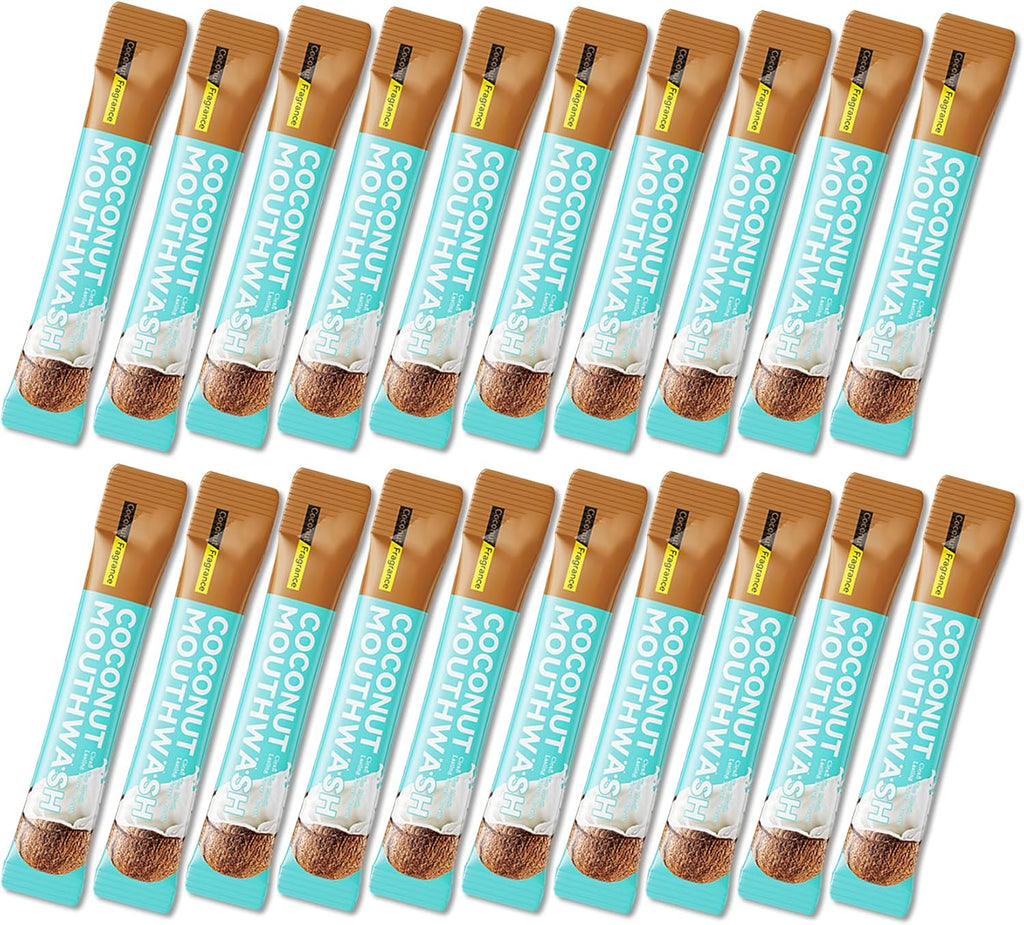 Travel Size Mouthwash,Mini Mouthwash Travel Size Bulk Portable Mouth Wash Set,Individual Small Travel Mouth Wash Packets for Fresh Breath(Pack of 20) G