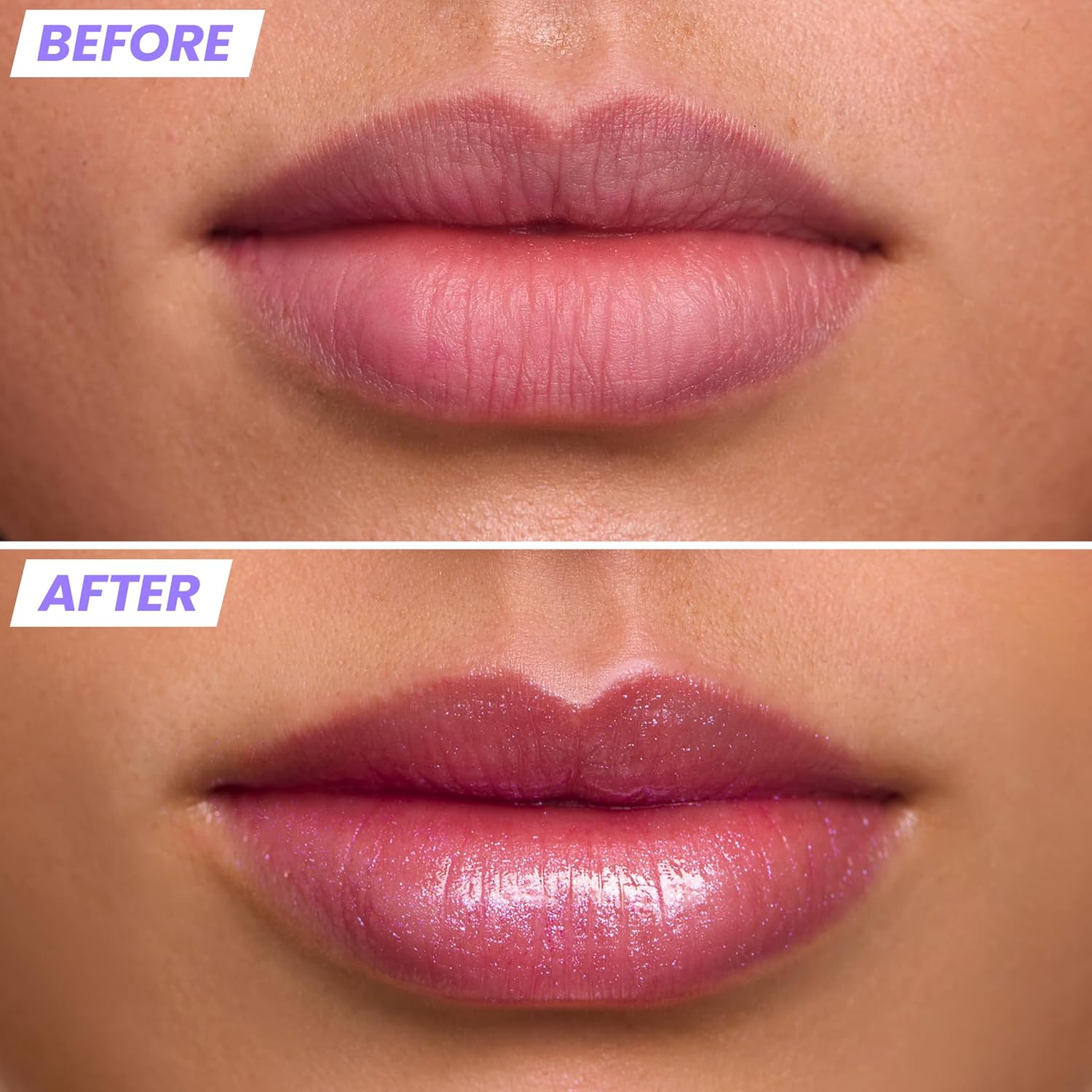 Wonderskin Lip Gloss Blading Top Gloss, Clear Glitter Lip Gloss, Hydrating and High Shine Finish Lip Makeup (Holographic)