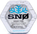 Peppermint KETO Xylitol Candy Chips - SNØ 1.5oz Tin - Sugar-Free Candy With Only 2 Ingredients | Low Carbs, Diabetic-Friendly, Non-GMO, Vegan, GF & Kosher | Purest candy in the world!