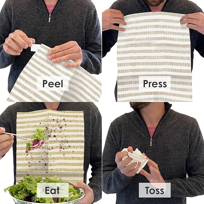 Disposable Bibs for Adults, Kids & Elderly Senior | Adhesive Tab Napkins for Eating, Personal Use, Home Care, Business | Spill Absorbent, Stain Liquid Repellent | Cinnamon Stick, 400 Count