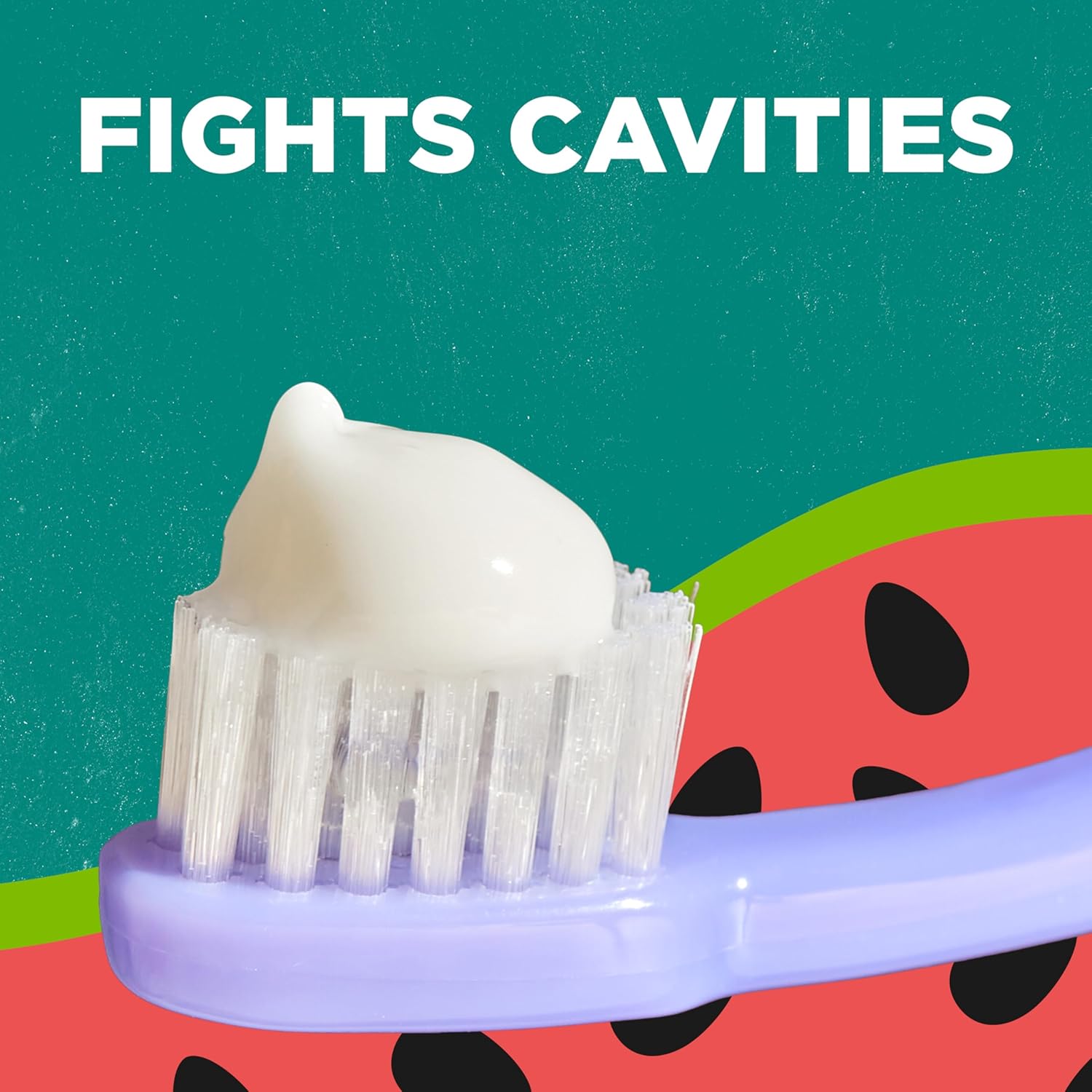 Tom’s of Maine Watermelon Wiggle Kids Toothpaste with Fluoride, Kids Natural Toothpaste, For Children Ages 2 and Up, Helps Prevent Cavities, 5.1 Oz 3 Pack