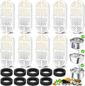 Cat Water Fountain Filters for 108/3.2L& 4L/134oz Stainless Steel Pet Water Dispenser Fountain Filters (6 Filters& 6Sponges) (9 Filters& 9 Sponges)