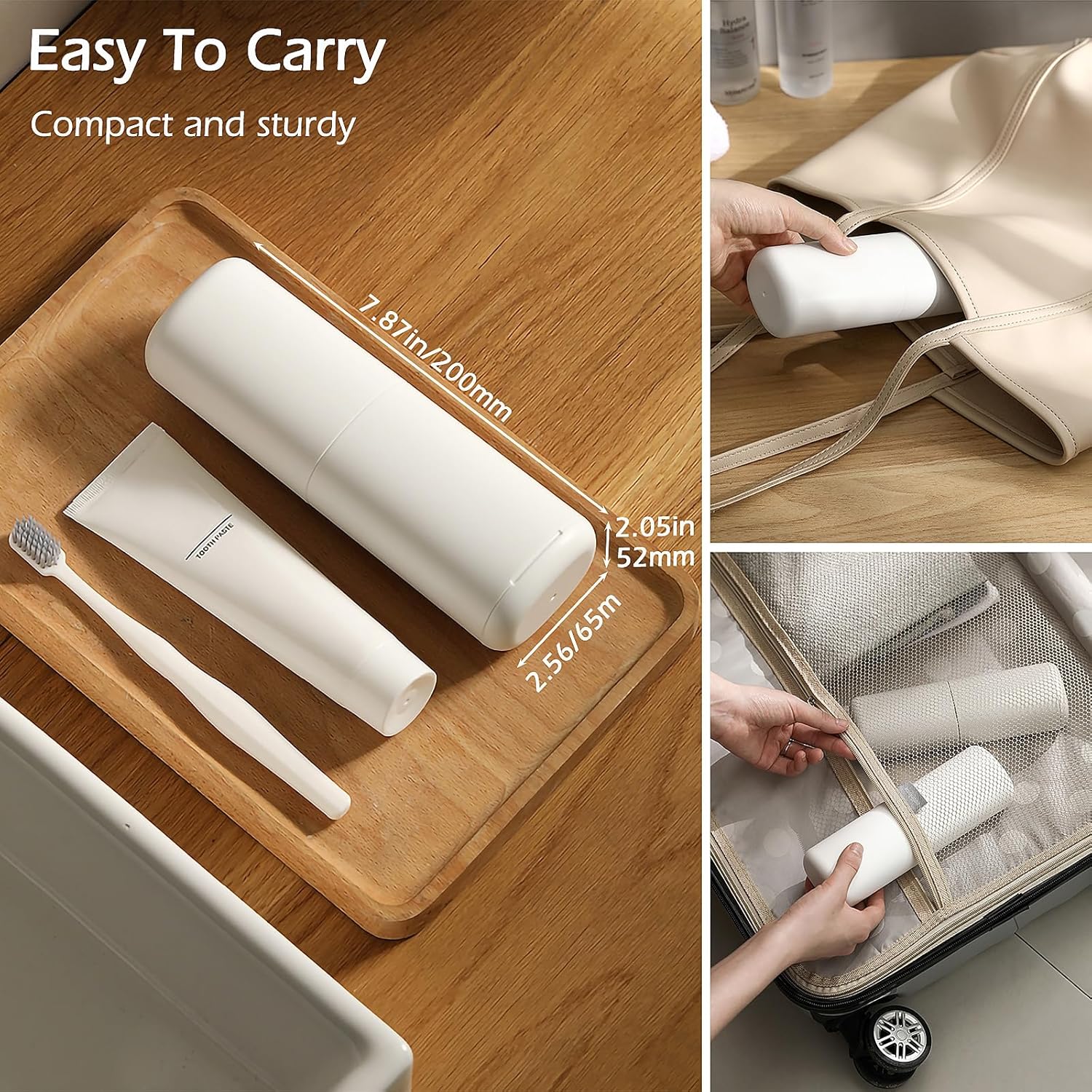 Travel Toothbrush Holder, Toothbrush Travel Case, Multifunctional Dustproof Toothbrush Cover, Portable Toothbrush Case Suitable for Business Camping Travel or Daily Use （1Pack）