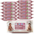 MED PRIDE Unscented Baby Wipes Bulk, 12 X 80 Ct =960 Wipes Total, Alcohol-Free, Aloe Vera & Vitamin E, Extra Soft & Strong, Paraben-Free, Non-Irritating