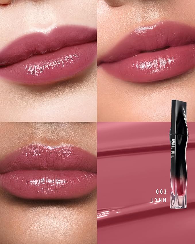 STELLAR DUST LIP STAIN-Waterproof and Transferproof Lip Tint For Women, Glossy Finish Lip Gloss, Lightweight High Coverage, Long Lasting, Stocking Stuffers For Teen Girls (003 Lynn)