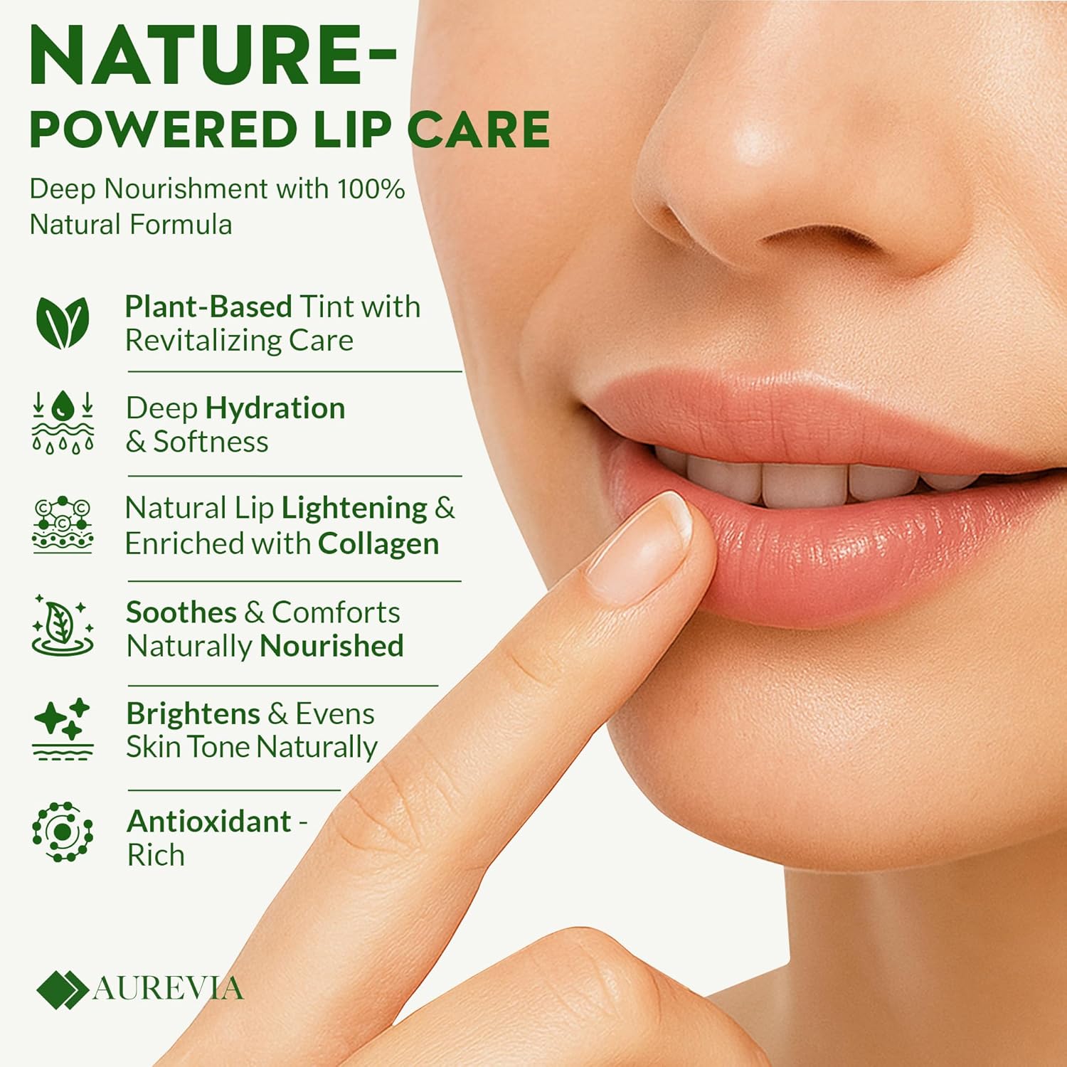 Vegan Lip Brightening Balm – Ayurvedic Lip Care for Dark & Smoker Lips | Deeply Hydrating, Moisturizing & Nourishing with Rich Antioxidants – Clean Beauty Plant-Based Formula