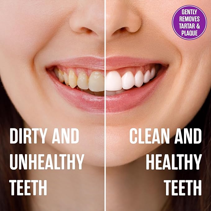 SprinJene Natural Sensitivity & Gum, Fluoride Toothpaste for Sensitive Teeth & Gum (1 Pack) + Fluoride Free & Alcohol Free Mouthwash + Electric Toothbrush with Wireless Charger & 2 Replacement Heads