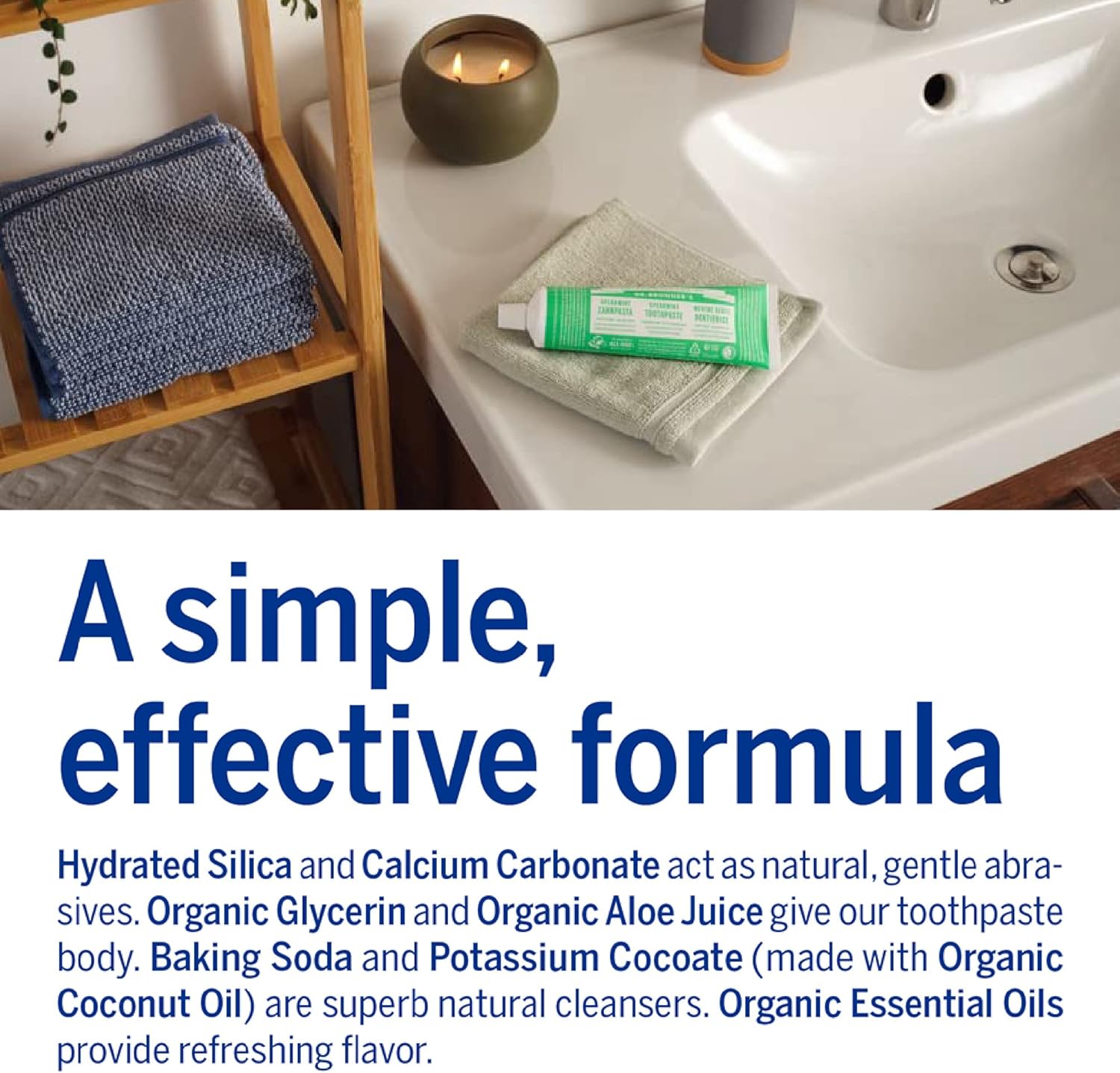 Dr. Bronner’s - All-One Toothpaste Variety Pack - Peppermint & Spearmint, 70% Organic Ingredients, Fluoride-Free, Helps Freshen Breath, Vegan (5oz, 4-Pack)