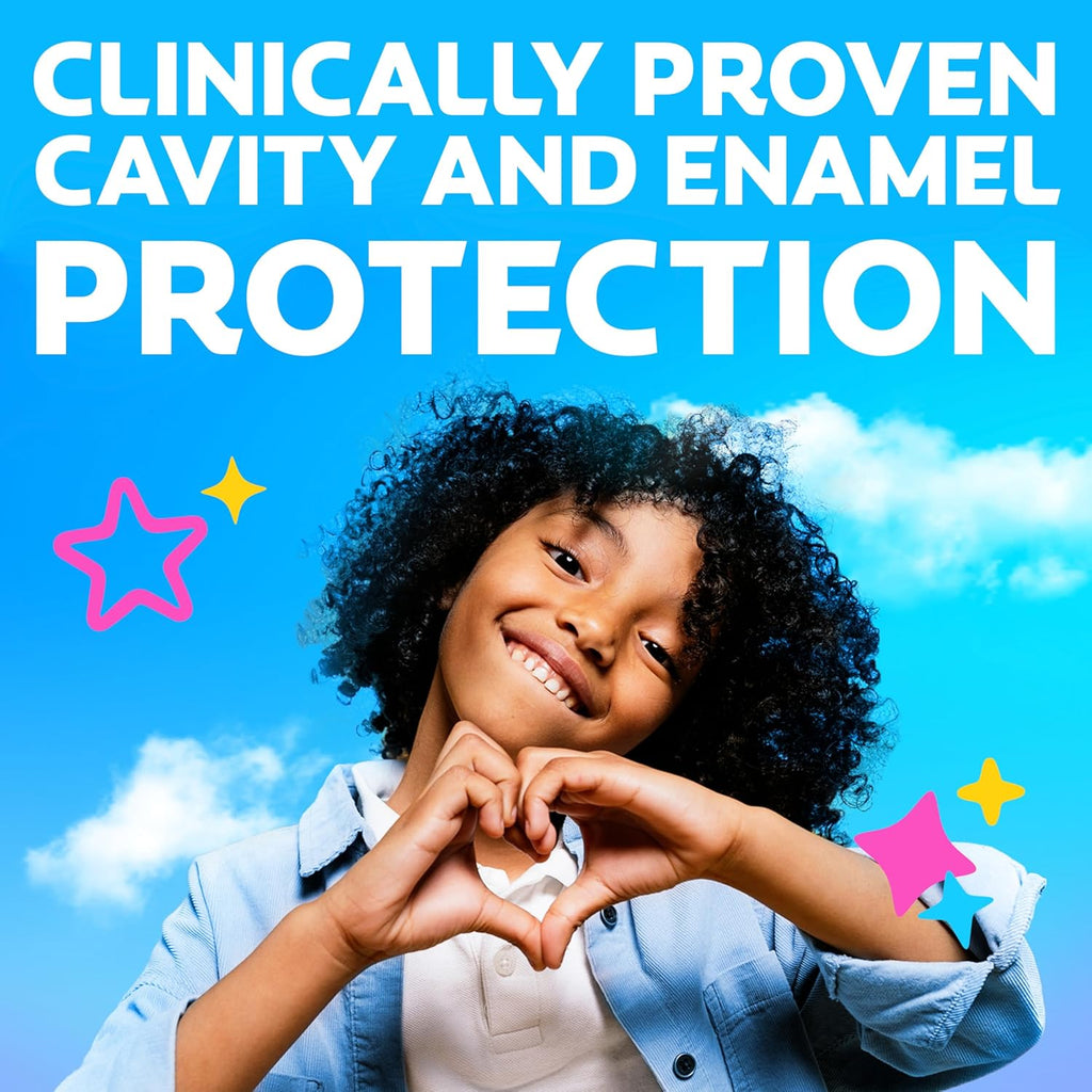 Colgate Anticavity Kids Toothpaste with Fluoride for Ages 2+, Watermelon Burst Flavor - 4.6 Ounce (4 Pack)