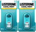 Listerine Cool Mint Pocketmist, Oral Care Mist for Fresh Breath, Non-Aerosol Sugar-Free Bad Breath Refresher Spray to Kill 99% of Bad Breath Germs, Portable, Cool Mint Flavor, 2 Sprays