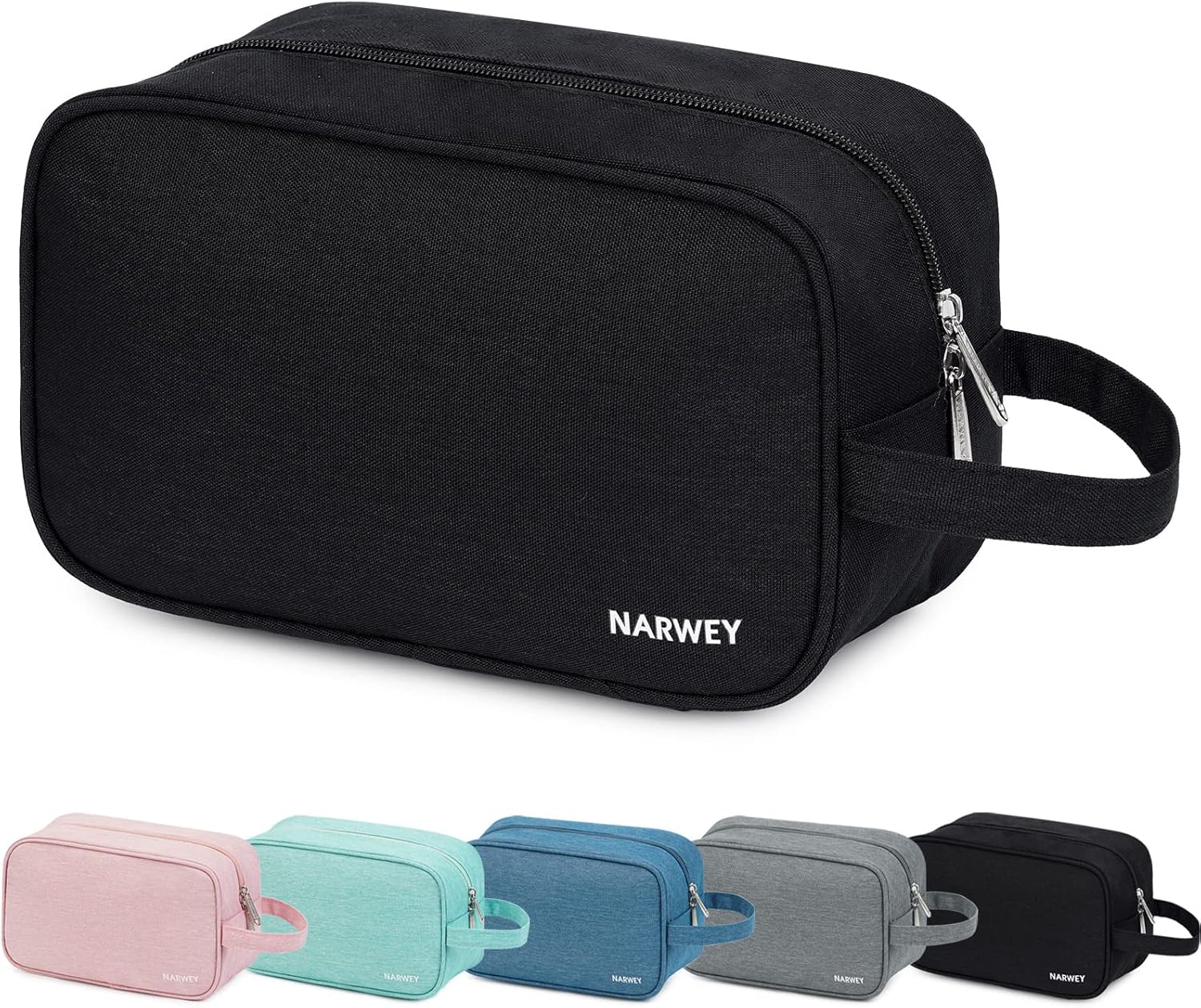 Narwey Travel Toiletry Bag for Women Traveling Dopp Kit Men Travel Bag for Toiletries Cosmetic Bag Makeup Bag Medicine Bag for Traveling