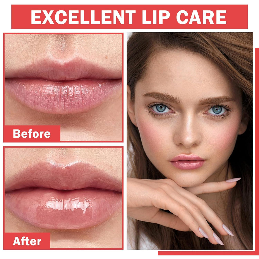 3PCS Bee Lip Balm Honey Pot Honey Strawberry Watermelon Sleeping Lip Mask Silky Hydrating Bee Lip Balm Honey Lip Mask Overnight LipCare Products(Honey+Strawberry+Watermelon)