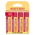 Burt's Bees Lip Balm - Pomegranate, Lip Moisturizer With Responsibly Sourced Beeswax, Tint-Free, Natural Origin Conditioning Treatment, 4 Tubes, 0.15 oz.