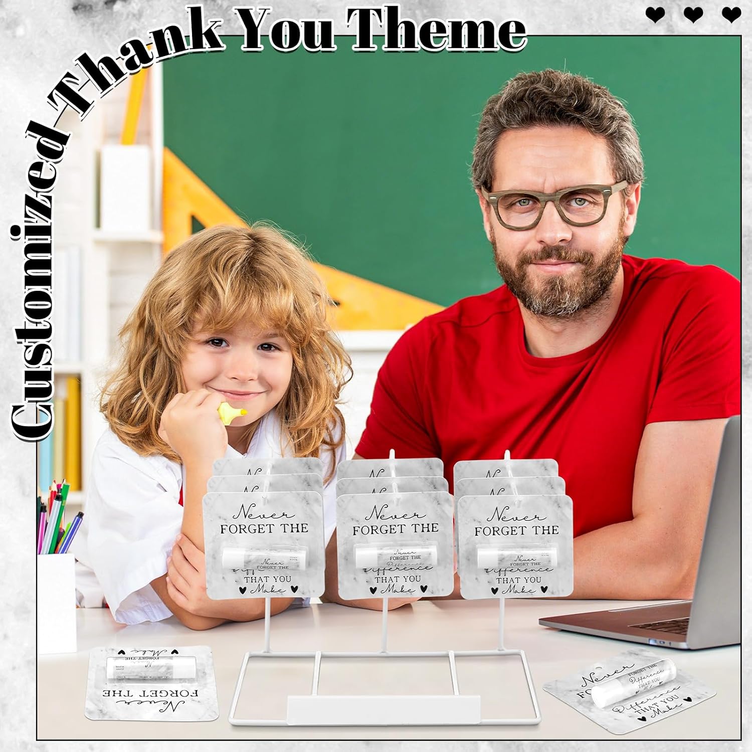 30 Pack Christmas Employee Appreciation Gift Lip Balms Bulk Staff Teacher Team Volunteer Thank You Gift Thanksgiving Christmas Appreciation Party Favor for Women Men(Cute,White)