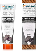 Himalaya Botanique Whitening Antiplaque Toothpaste with Charcoal and Black Seed Oil for Whiter Teeth, 4 oz…
