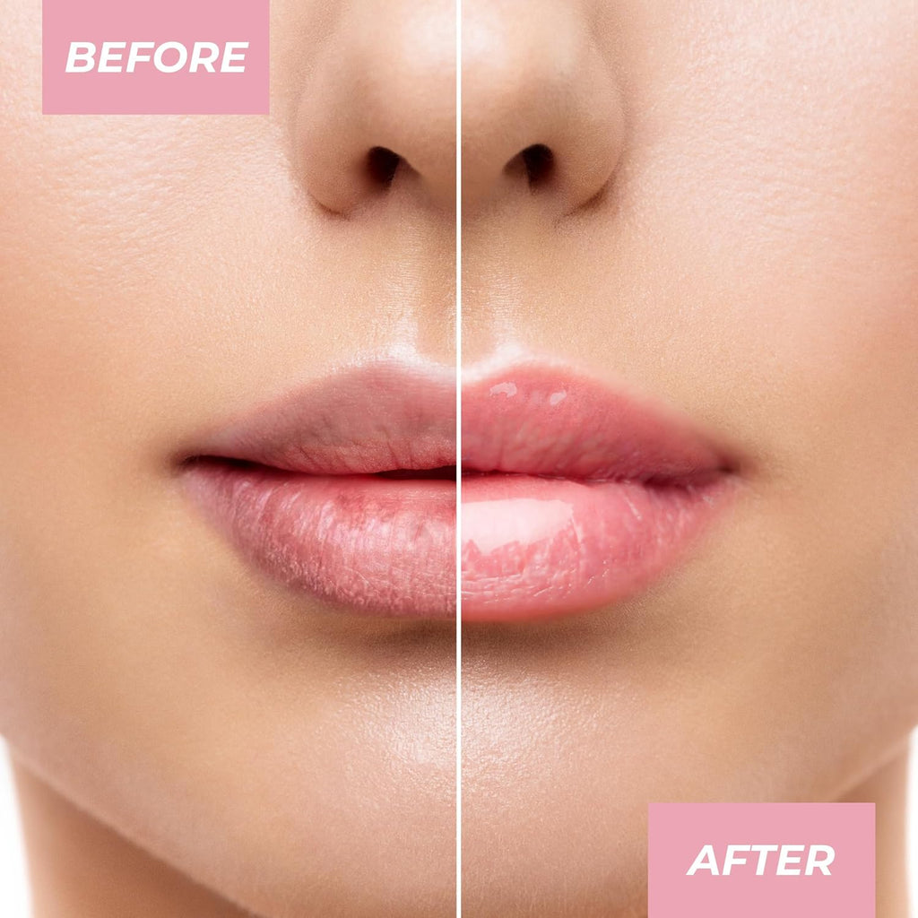 MCoBeauty - Double Duty Lip Mask - Contains Coconut Oil and Vitamin E Lip Balm for Day or Overnight Mask - Candy Scent - Skin Care and Makeup Accessories - Holiday Essentials - 15g