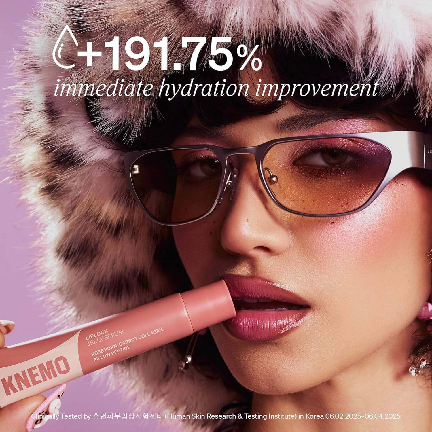 LipLock – Moisturizing K-beauty Vegan Lip Balm & Serum for Dry, Chapped Lips, Glossy Overnight Lip Mask with Rose PDRN, Carrot Collagen & Pillow Peptides (Pink Flan – Warm Taupe Tint)