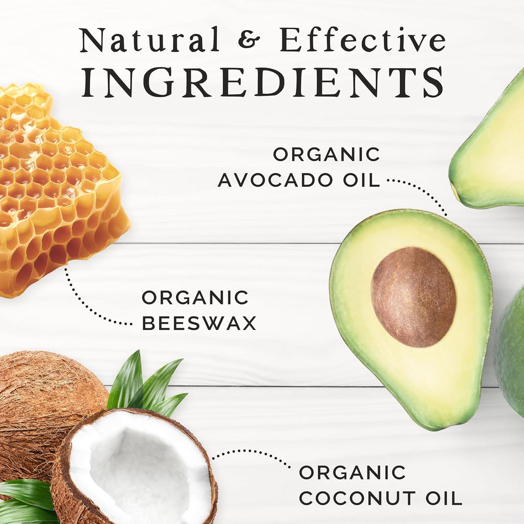 Natural Lip Balm – Variety Pack - Organic & Natural Ingredients - Beeswax Based Lip Care Chapstick - Great Gift - Farm & Bee - 0.15oz (Pack of 4 - Vanilla Bean/Peppermint/Strawberry/Cherry)