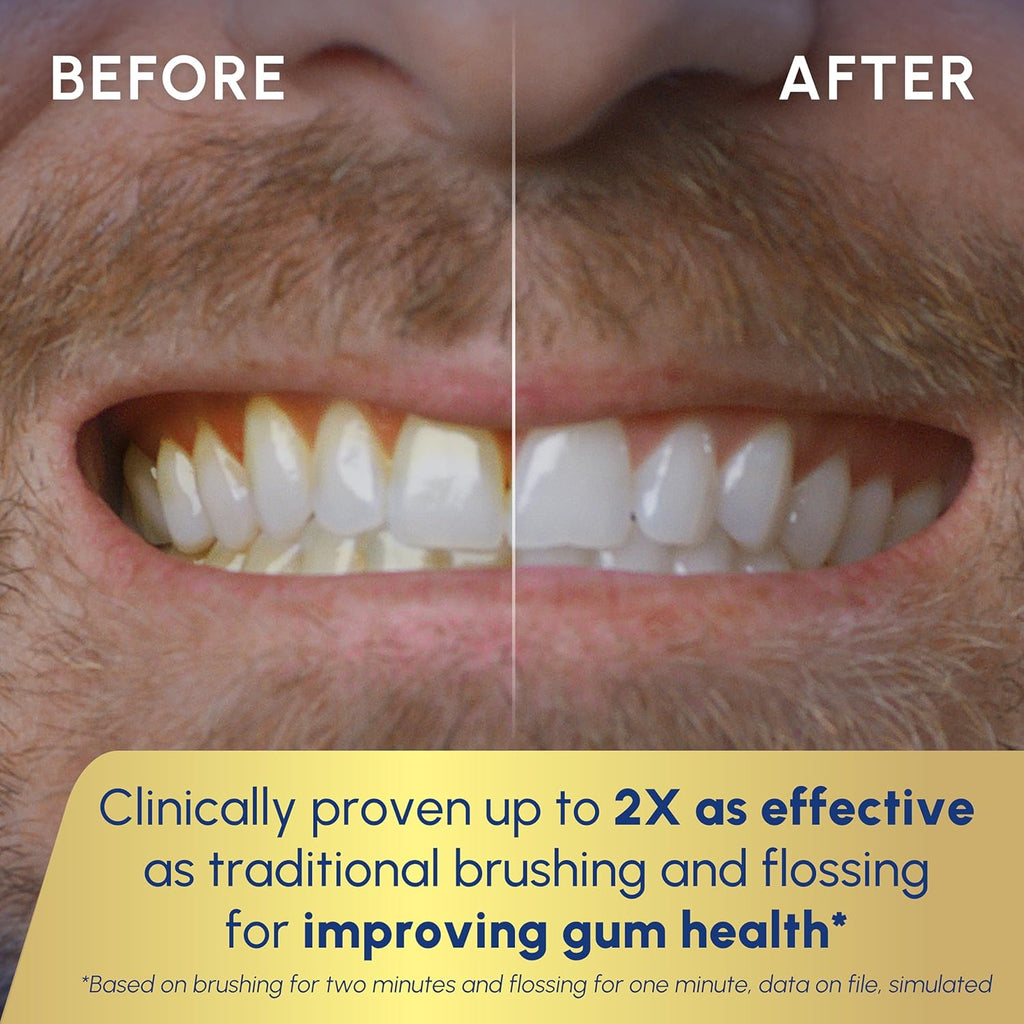 Waterpik Sonic-Fusion 2.0 Professional Flossing Electric Toothbrush with Water Flosser Combo In One, Black SF-04, Packaging May Vary