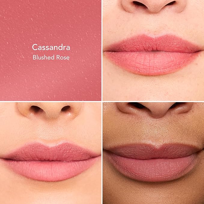 Thrive Causemetics Sheer Strength Soft Blur Lip Balm, Everyday Makeup Essential for Women, Lightweight & Creamy Lips Balm, Long Lasting Hydration, Vegan, Shade Cassandra (Blushed Rose)