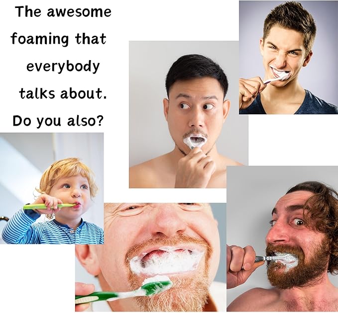 90 Toothpaste Tablets in Refill/Recycle Glass Tube - for Travel and Daily Home Office Use - Nano Hydroxyapatite, Fluoride-Free, Vegan (Charcoal Mint)