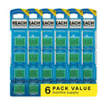 REACH Ultraclean Access Flosser Refill Heads, Mint, Plaque Remover for Teeth, Shred Resistant, for Hard to Reach Areas, Oral Care, PFAS Free, for Adults & Kids, 6 Pack, 28 Count