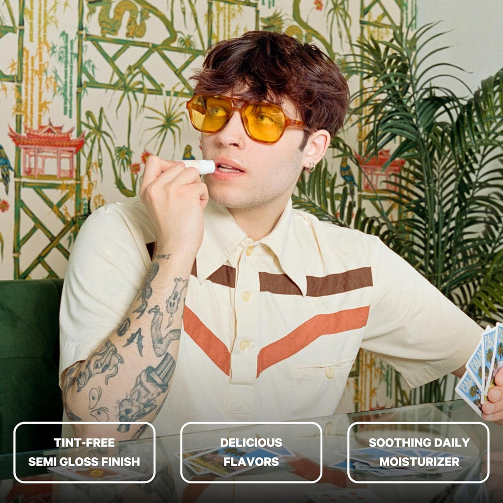 Wellness Jumbo Lip Balm - Sweet Vanilla Organic Flavored Balm (2 Pack)