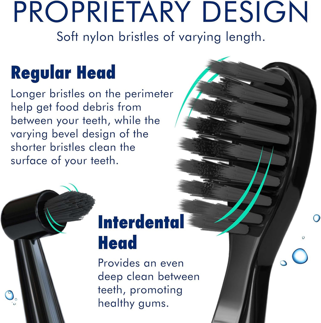 Sonic-FX Solo Electric Toothbrush - 3 Brushing Modes - with Intelligent Auto-Timer, Includes 2 Tooth Brush Heads, and 1 Interdental Head, Rechargeable, Electronic Charging/Storage Base (Coral)
