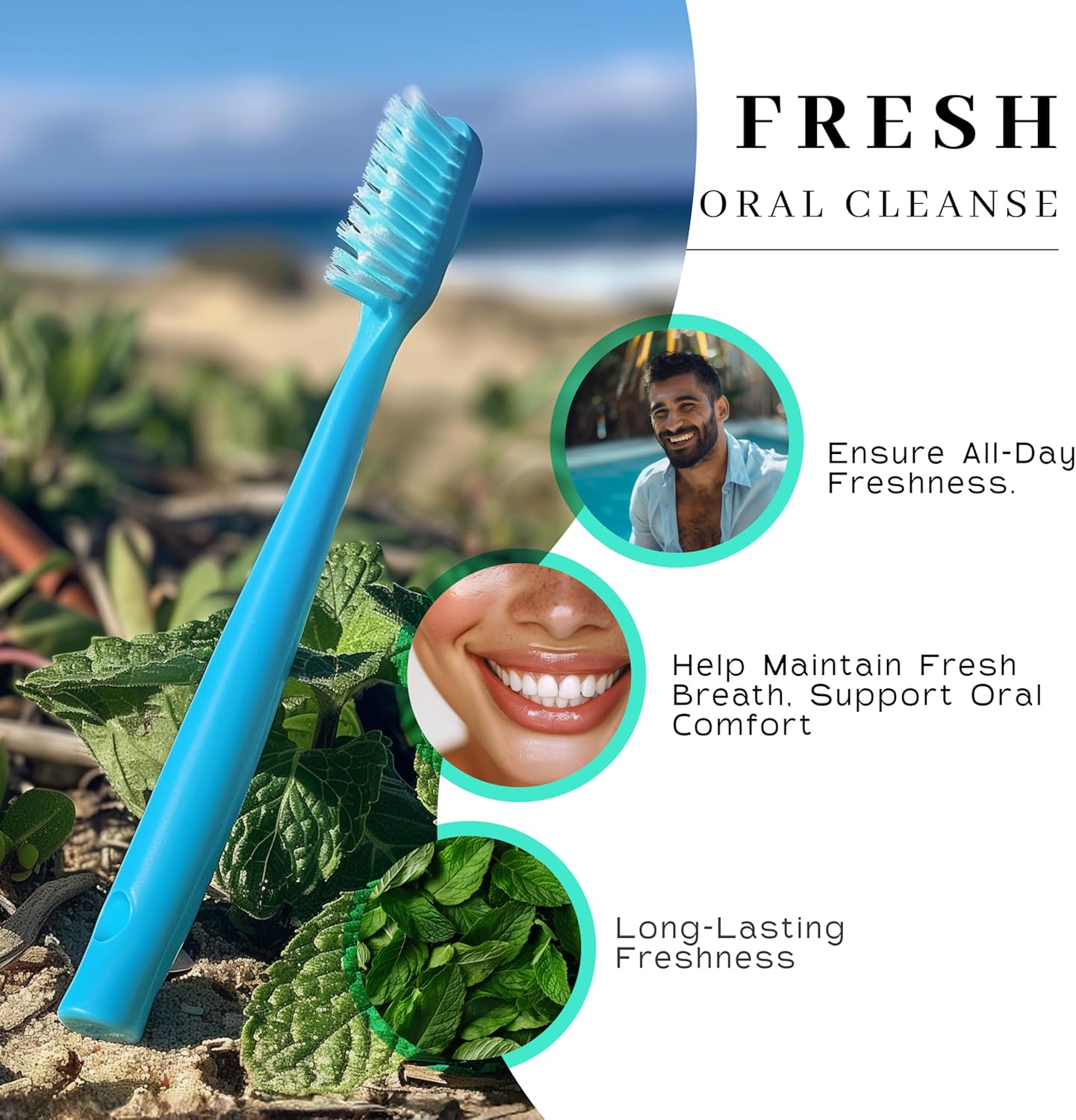 Vanman’s - Tiny Mint and Bone Tooth Powder Toothpaste - Flouride-Free Whitening Tooth Powder with Cattle Bone Derived Hydroxyapatite, Bentonite Clay, Peppermint Oil - Remineralizing - 0.25 oz