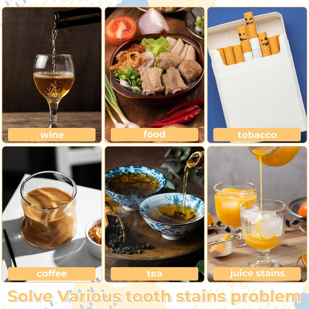 4 Pcs Tooth Stain Eraser Removers Dental Plaque Tartar Eraser Polisher Professional Dental Picks Tooth Stain Remover Tool For Teeth Whitening Polishing Adult Oral Care (4 Color)