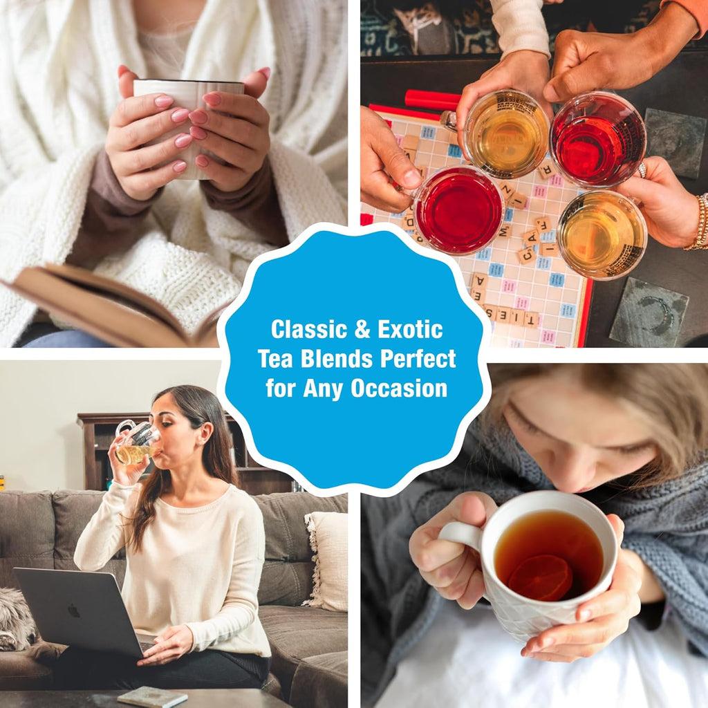 Tiesta Tea - Ginger Citrus Herbal Loose Leaf Tea, Lemon Ginger with Mint & Chamomile Blend, Caffeine-Free, Brew Hot or Iced, Makes Up to 200 Cups, Resealable Bulk Pouch, 12 Ounce