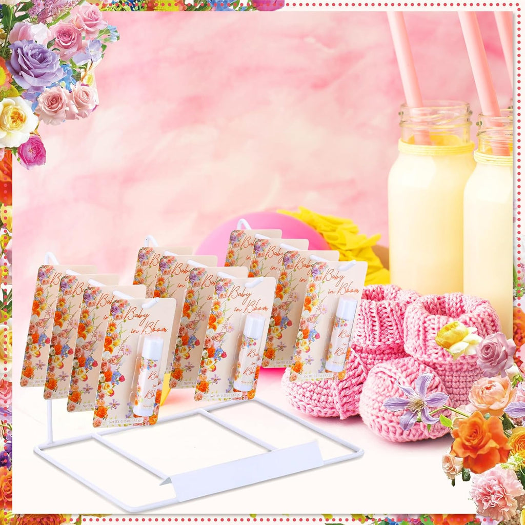 30 Pack Baby in Bloom Party Gifts Baby Shower Games Prizes Bulk Lip Balms Favors for Winners Adults Guests Gender Reveal Favors Decorations Souvenirs Gift Bags Stuffers