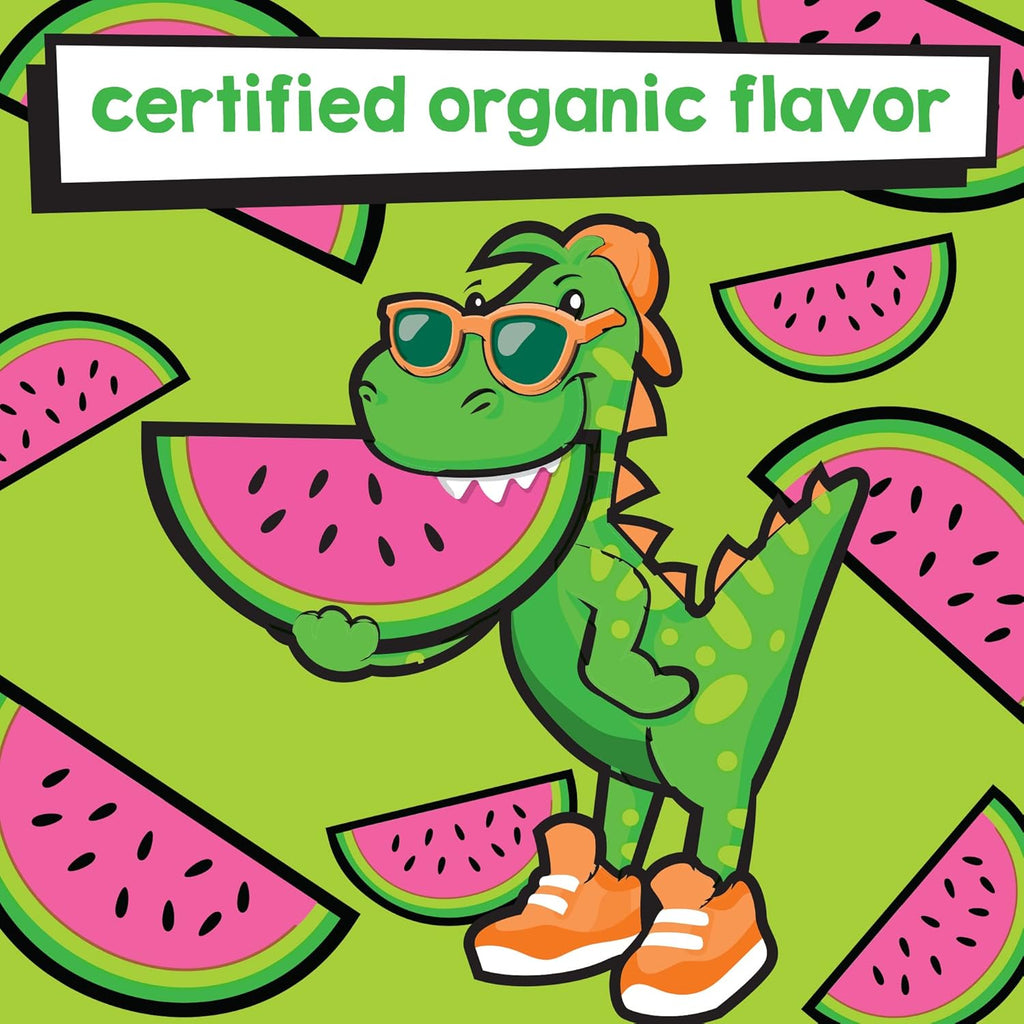 TheraBreath Kids Organic Wacky Watermelon Mouthwash with Fluoride, Anticavity, Dentist Formulated, 16 Fl Oz (Pack of 2)