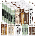 25 Pack Christmas Coffee Flavor Lip Balms Favors Bulk Coffee Lovers Gifts Cocoa Bar Party Favors Vanilla Latte Christmas Party Gifts Stocking Basket Stuffers for Women Men
