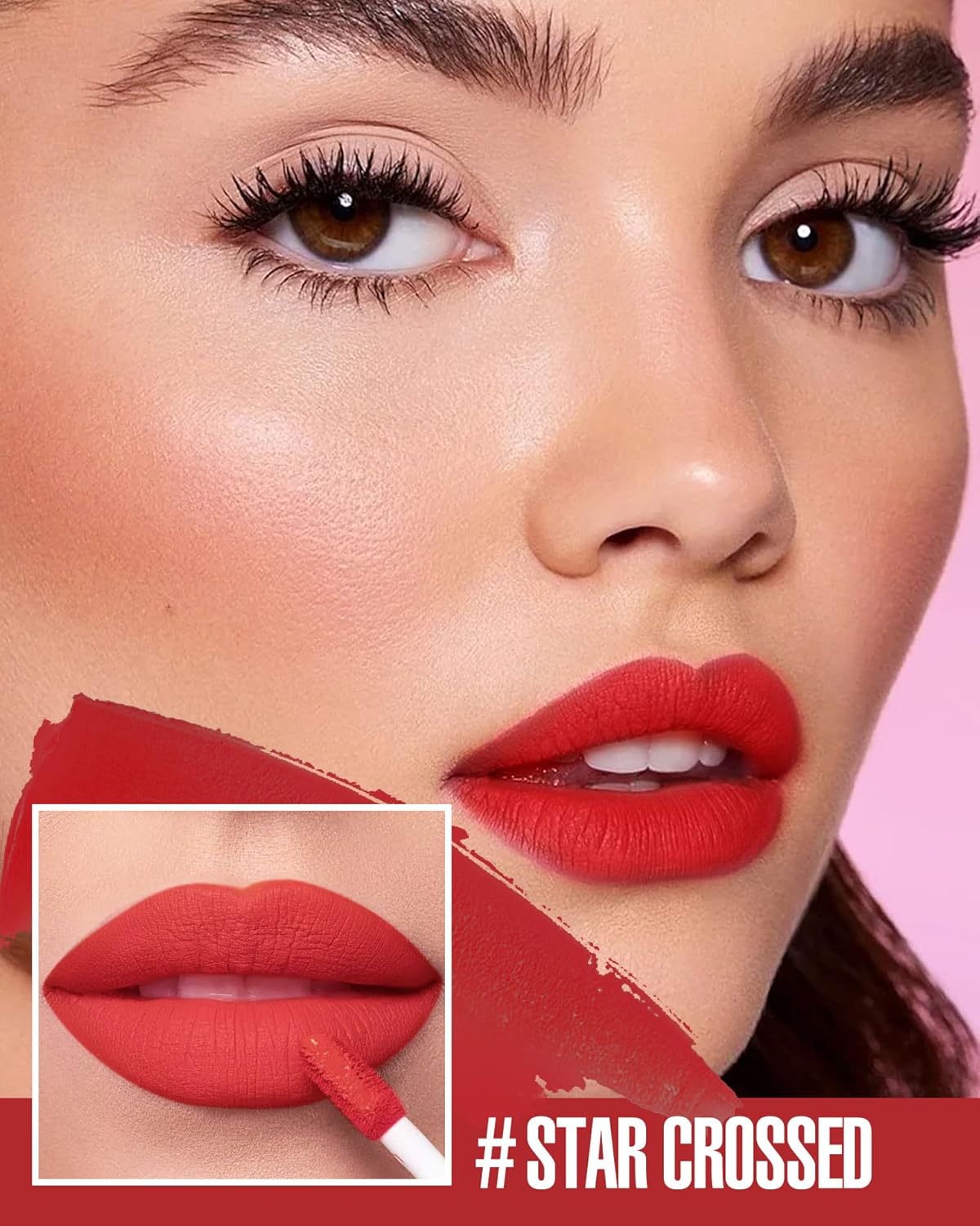 Red Lipstick Long Lasting Lipsticks for Women Smudgeproof Transferproof Cruelty Free Lip Makeup, 904 Star Crossed
