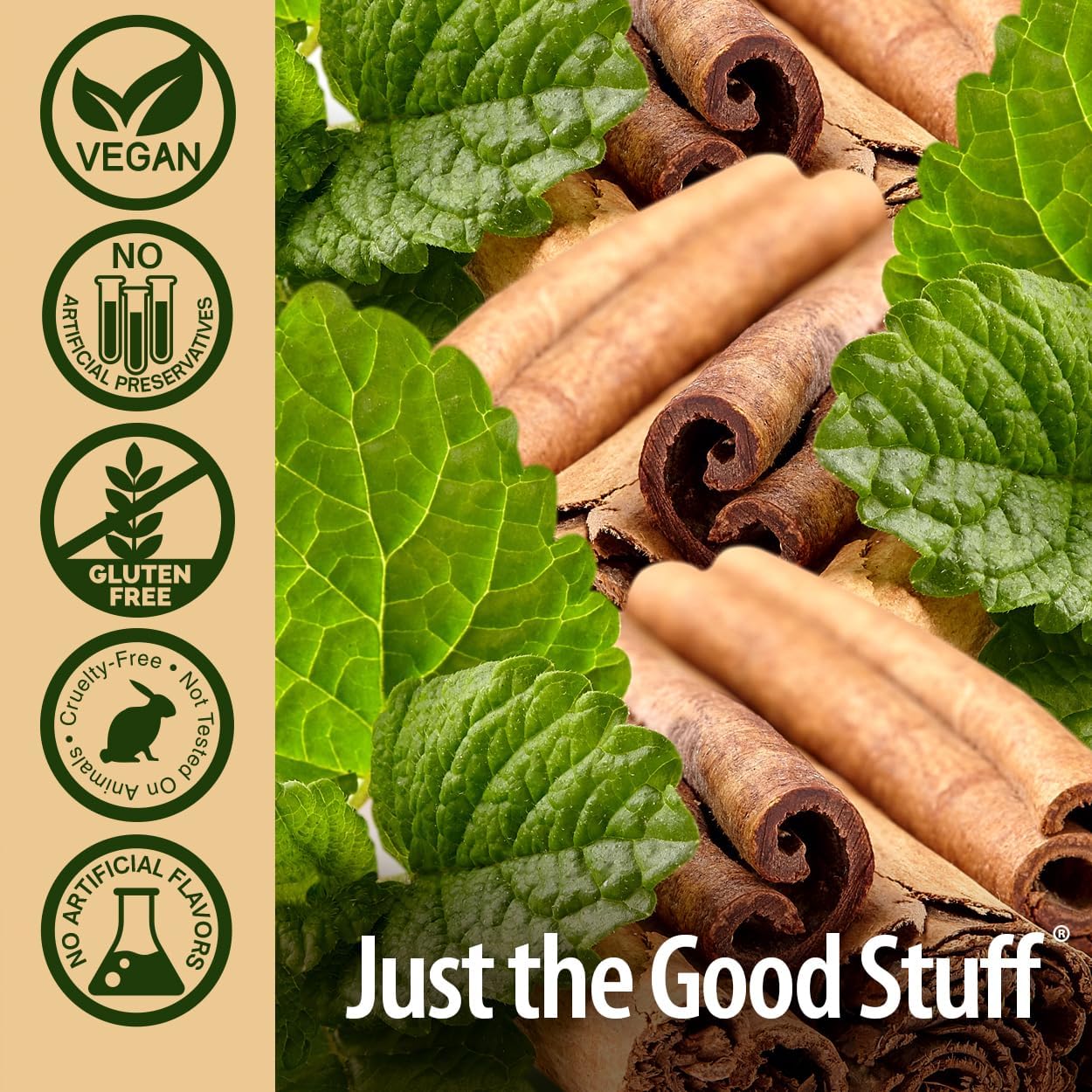 Nature's Answer Periobrite Cinnamint Toothpaste | Soothes & Refreshes | Alcohol-Free, Gluten-Free, Fluoride-Free Soy-Free & Vegetarian | No Artificial Sweeteners or Preservatives 4oz (2 Pack)