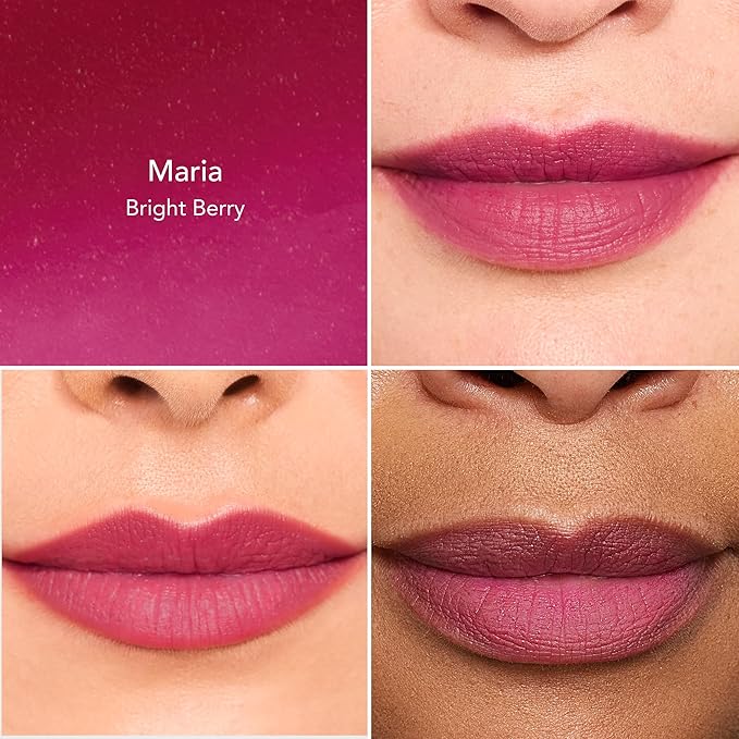Thrive Causemetics Sheer Strength Soft Blur Lip Balm, Everyday Makeup Essential for Women, Lightweight & Creamy Lips Balm, Long Lasting Hydration, Vegan, Shade Maria (Bright Berry)