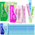60PCS Travel Size Mouthwash,Portable Mini Mouthwash,Long-Lasting Freshness Travel Mouth Wash for Oral Care A13