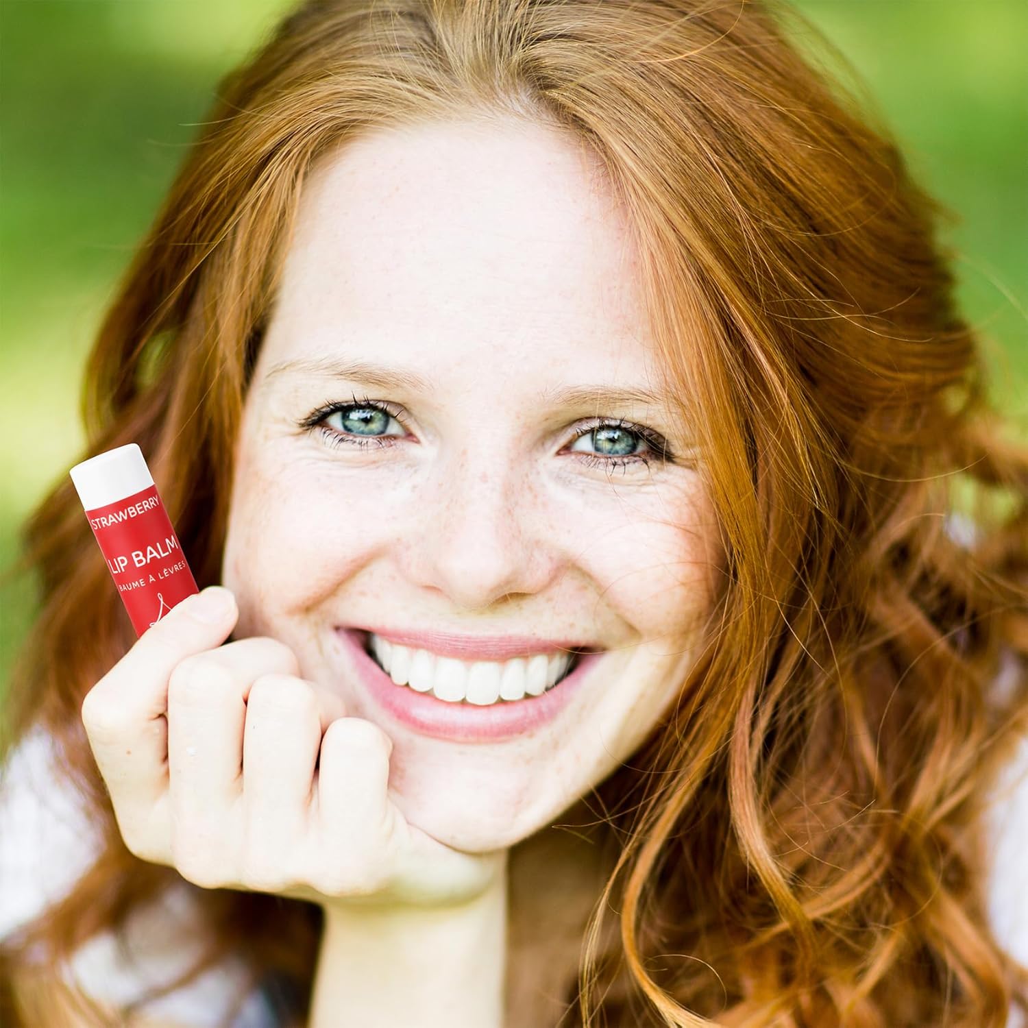 Strawberry Lip Balm Collection, Vegan Set, Beeswax Free, with Organic Jojoba and Avocado Oil, Vitamin E, Natural Moisturizer for Dry, Chapped Lips, 3 Tube Set