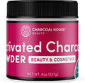 Charcoal House Activated Bamboo Charcoal Powder Food Grade - Beauty & Cosmetics - Use in Skin Care, Body Scrub, Facial Cleanser, Face Wash and More - Great for Teeth & Soap Making - 6 oz