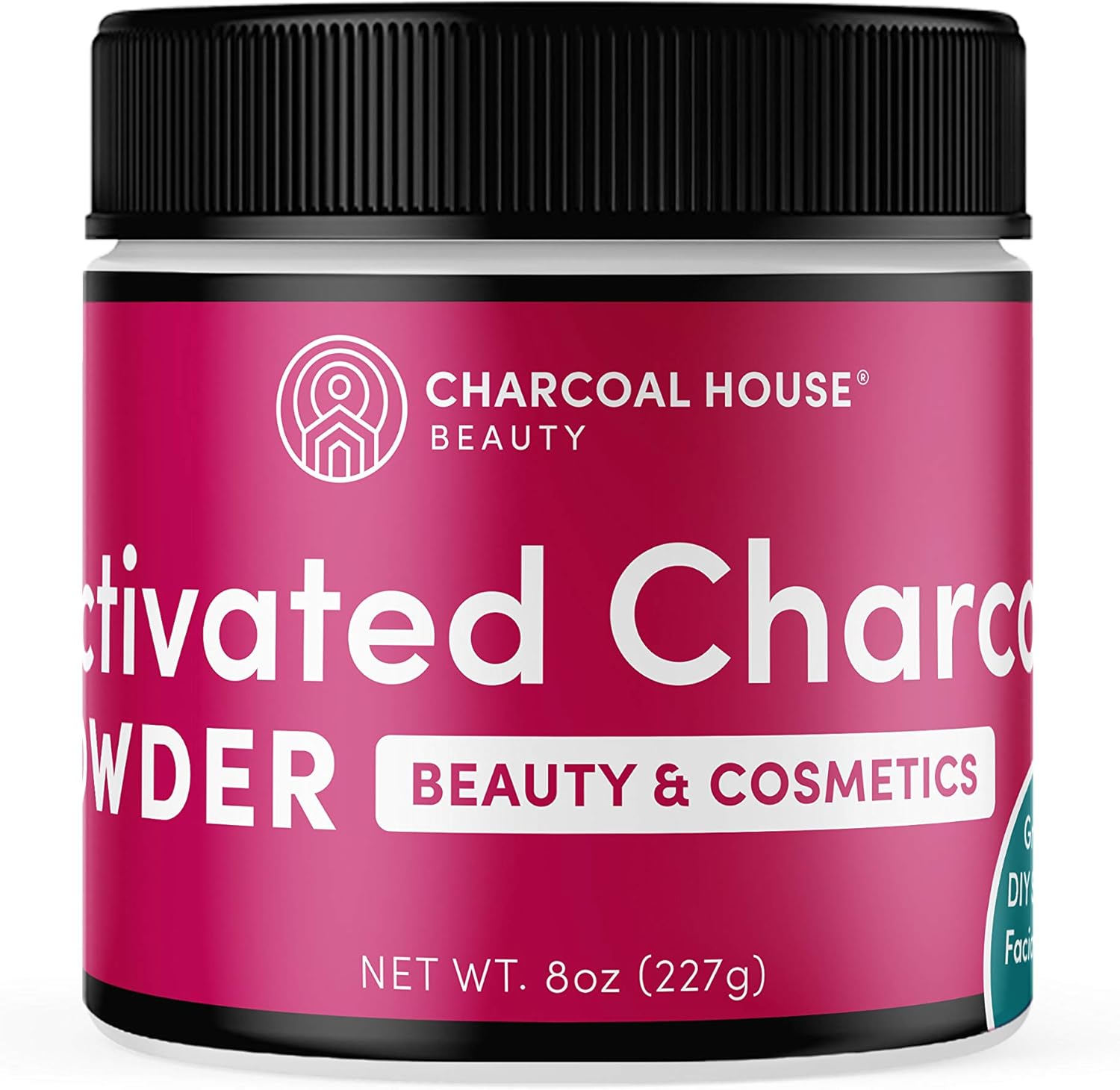Charcoal House Activated Bamboo Charcoal Powder Food Grade - Beauty & Cosmetics - Use in Skin Care, Body Scrub, Facial Cleanser, Face Wash and More - Great for Teeth & Soap Making - 6 oz
