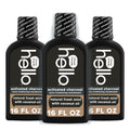 Hello Activated Charcoal Extra Freshening Mouthwash, Natural Fresh Mint and Coconut Oil, Fluoride Free, Alcohol Free, Vegan, SLS Free and Gluten Free, 16 Fl Oz (Pack of 3)