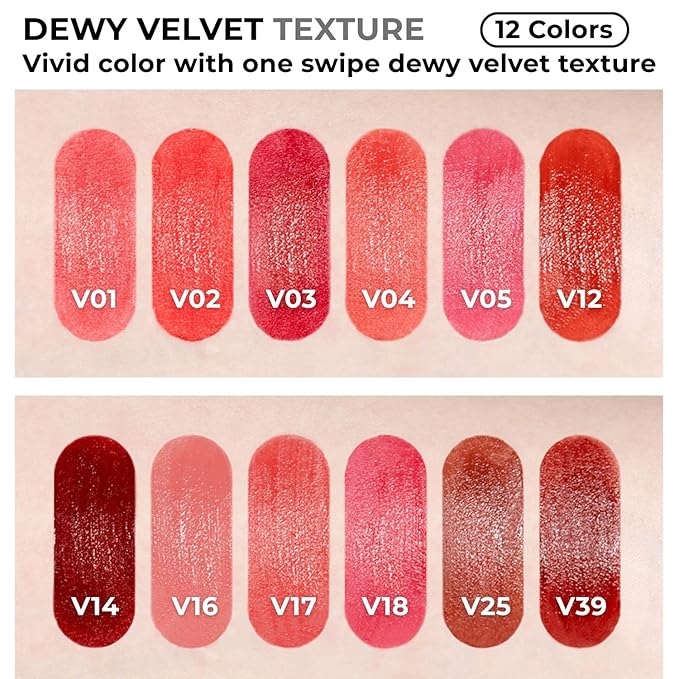 BBIA Last Velvet Tint NEW - Soft Creamy Matte Finish Lip Stain, Blur Effect & Velvety Texture, Long-Lasting, High Pigment, Non-Drying, Vegan, Korean Lip Makeup (V05 EXTRA CUTE, Pack of 1)