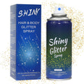 Pure Gold Glitter Spray for Face, Body, Hair and Clothes, Holographic Glitter Hairspray for Festival, Rave, Prom, Concert, Stage Makeup, Quick Dry, Long Lasting Shimmer, Lightweight, 4.05 fl oz