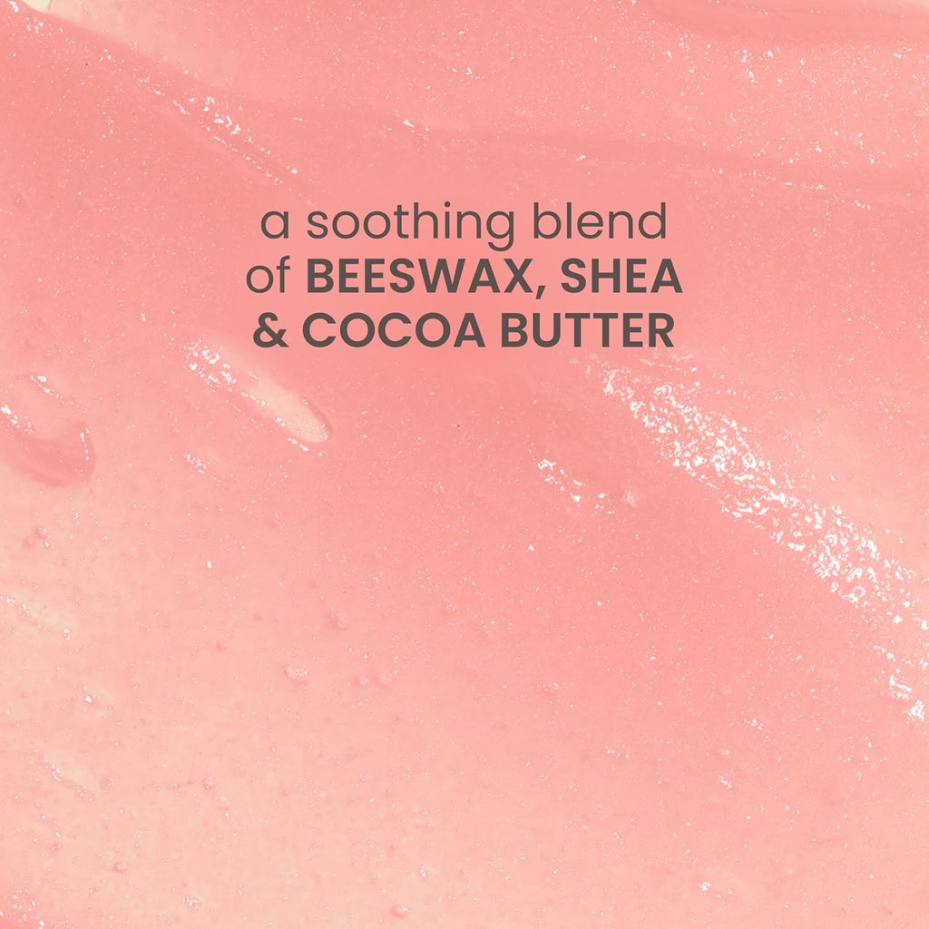 Burt's Bees Stocking Stuffers, Rescue Lip Relief, Watermelon, Hydrating Lip Balm for Dry Cracked Lips, with Responsbily Sourced Beeswax and Shea Butter, 100% Natural Origin, 1 Squeezy Tube, 0.35oz