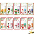 30 Pack Christmas Lip Balms Bulk Christmas Party Gifts Favors Stocking Stuffers Holiday Lip Balms Employee Staff Team Appreciation Gifts Thank You for Teacher Coworkers (Cute)