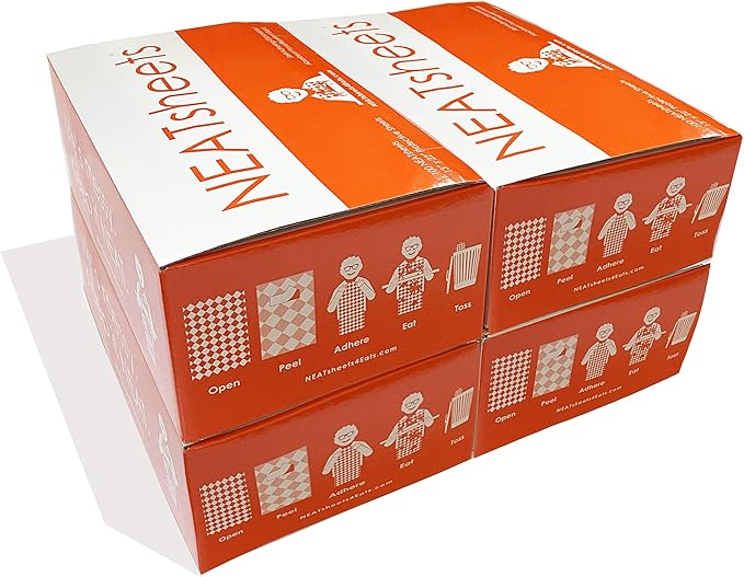 Disposable Bibs for Adults, Kids & Elderly Senior | Adhesive Tab Napkins for Eating, Personal Use, Home Care, Business | Spill Absorbent, Stain Liquid Repellent | Cinnamon Stick, 400 Count