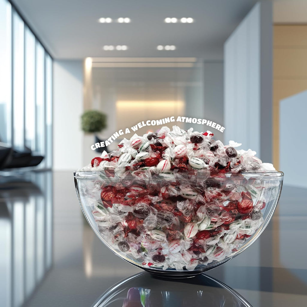 Hard Candy Assortment - 2 Pound Bulk Pack (About 180 Count) - Root Beer Barrels, Cinnamon, Peppermint, Spearmint