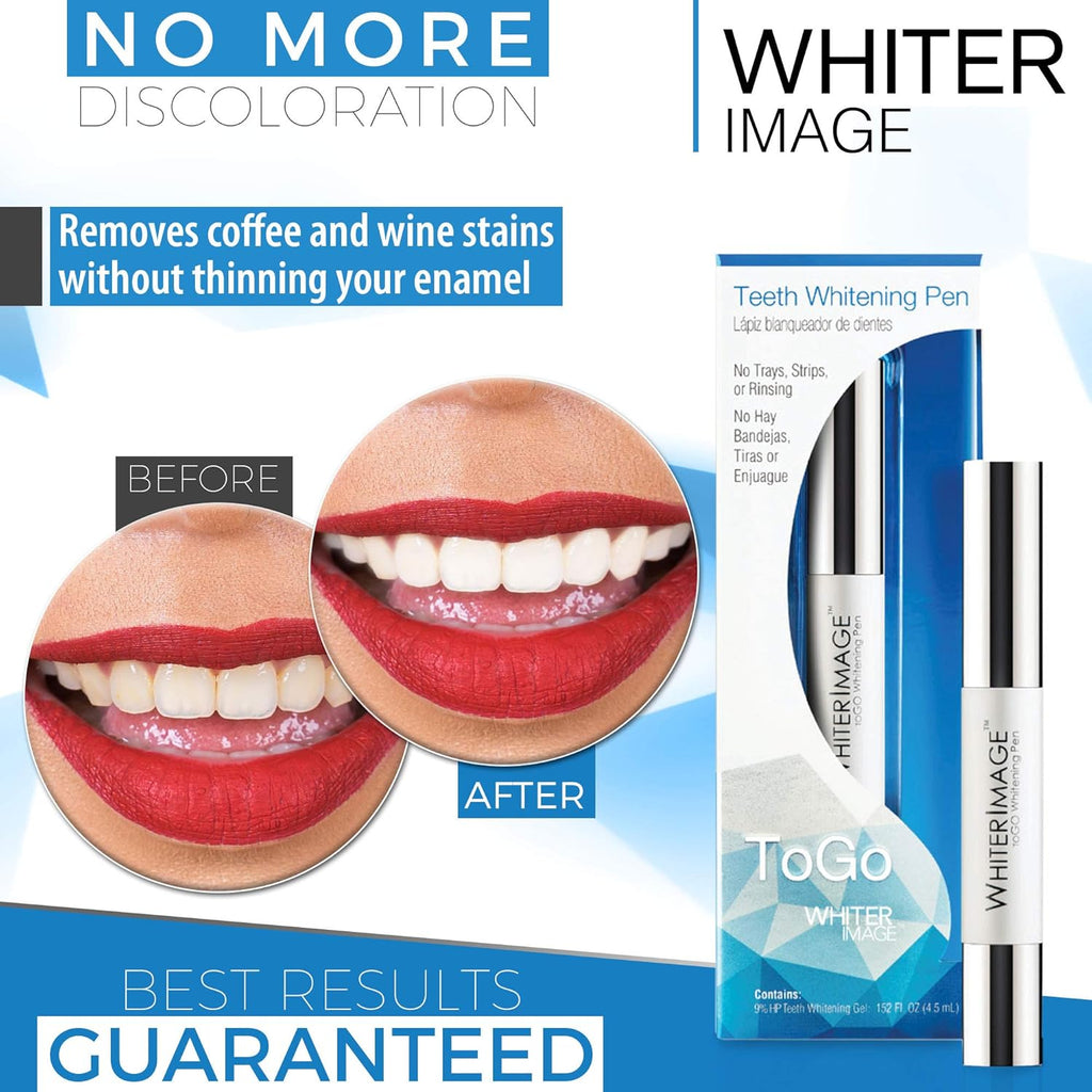 Togo Teeth Whitening Pen, Erases Stubborn Teeth Stains While Strengthening Enamel, Restorative Serum Gel That Reverses Enamel Damage from Bleaching